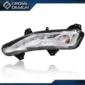 CROSSDESIGN LED DRL Fog Light Signal Light Fit For 2019-2022 Chevrolet Malibu LH Driver Side