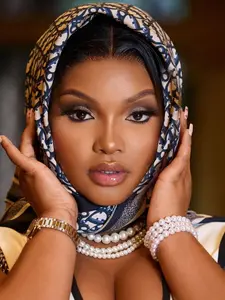 13x4 Full Lace Half Wigs Natural Hairline 10 Inch Human Hair HD Lace Hairpieces HD Lace Frontal for Gele Turban, Ear to Ear Lace Front Hairpieces with Braids and Elastic Band