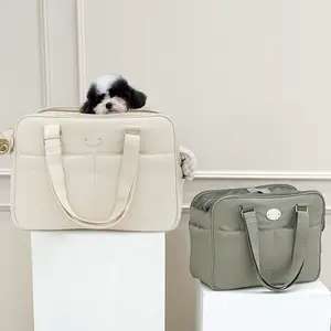 Moment Bag : Everyday Dog Carrier Bag by South Korea, Cotton Pet Travel Tote