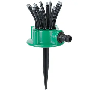 Garden Sprinkler 360° Automatic Plants Watering 12 Flexible Hoses Multi-Head Style, Lightweight Durable Plant Watering Tool, Outdoor Irrigation Sprayer for Yard, Backyard,Garden&Lawn,summervibes