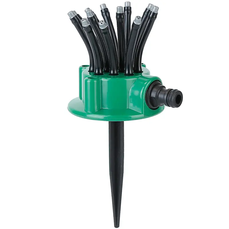 Garden Sprinkler 360° Automatic Plants Watering 12 Flexible Hoses Multi-Head Style, Lightweight Durable Plant Watering Tool, Outdoor Irrigation Sprayer for Yard, Backyard,Garden&Lawn,summervibes