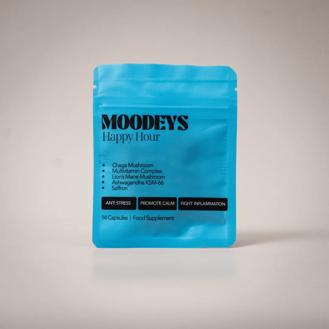 Happy Hour -7 Day Trial- by Moodeys- Mood Booster Support, Emotional Balance, Stress Relief, and Mental Clarity