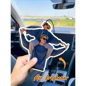 Customized car aromatherapy, customized color photos, double-sided printing, car decoration, anniversary gifts, birthday gifts, wedding gifts, Father's Day gifts, Mother's Day gifts, anniversary gifts, personalized gifts for couples, gifts for girlfriends