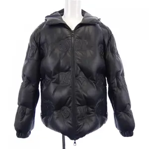 Pre-owned Louis Vuitton Lambskin Small Leather Goods Monogram Lamb Down Jacket