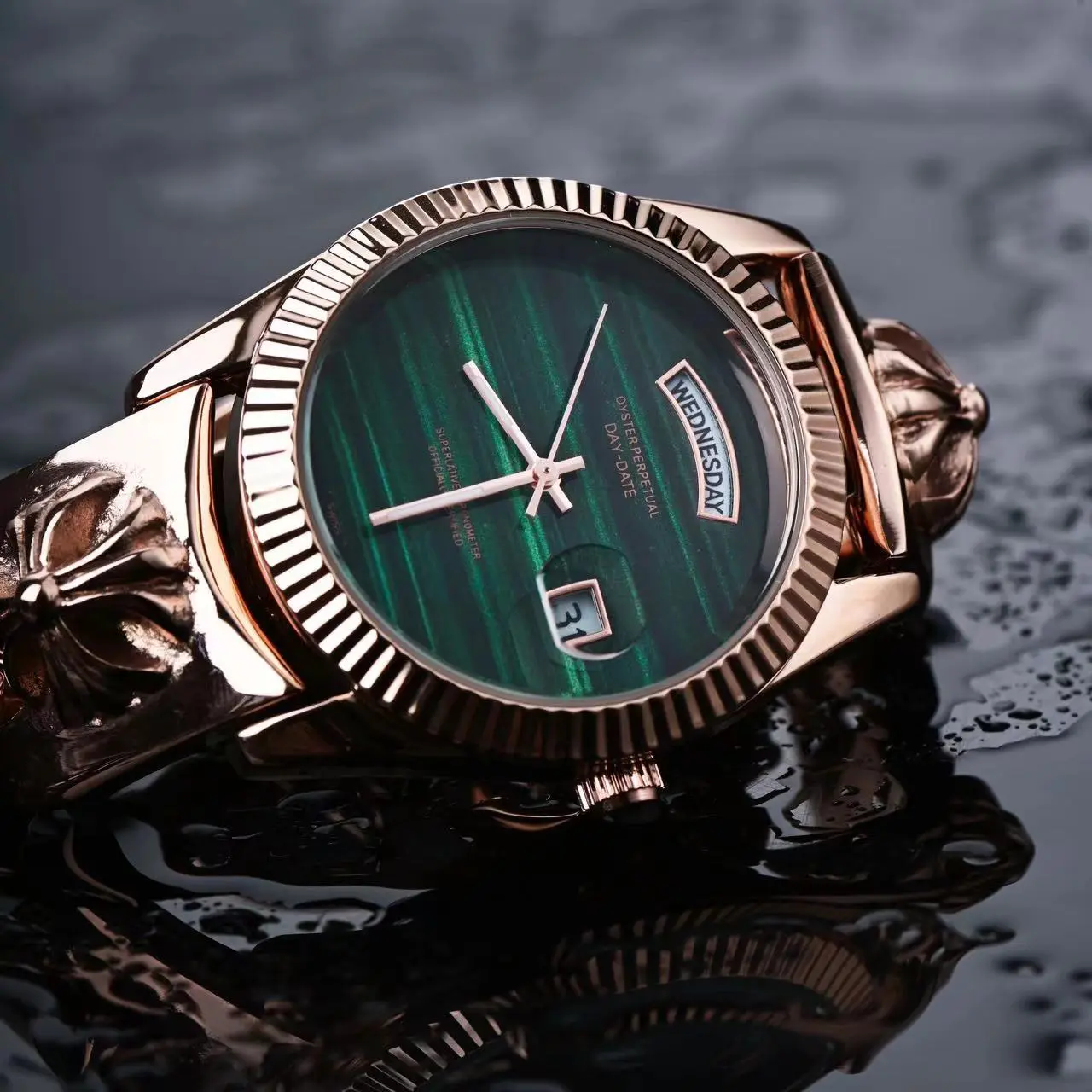 Rose Gold Green S