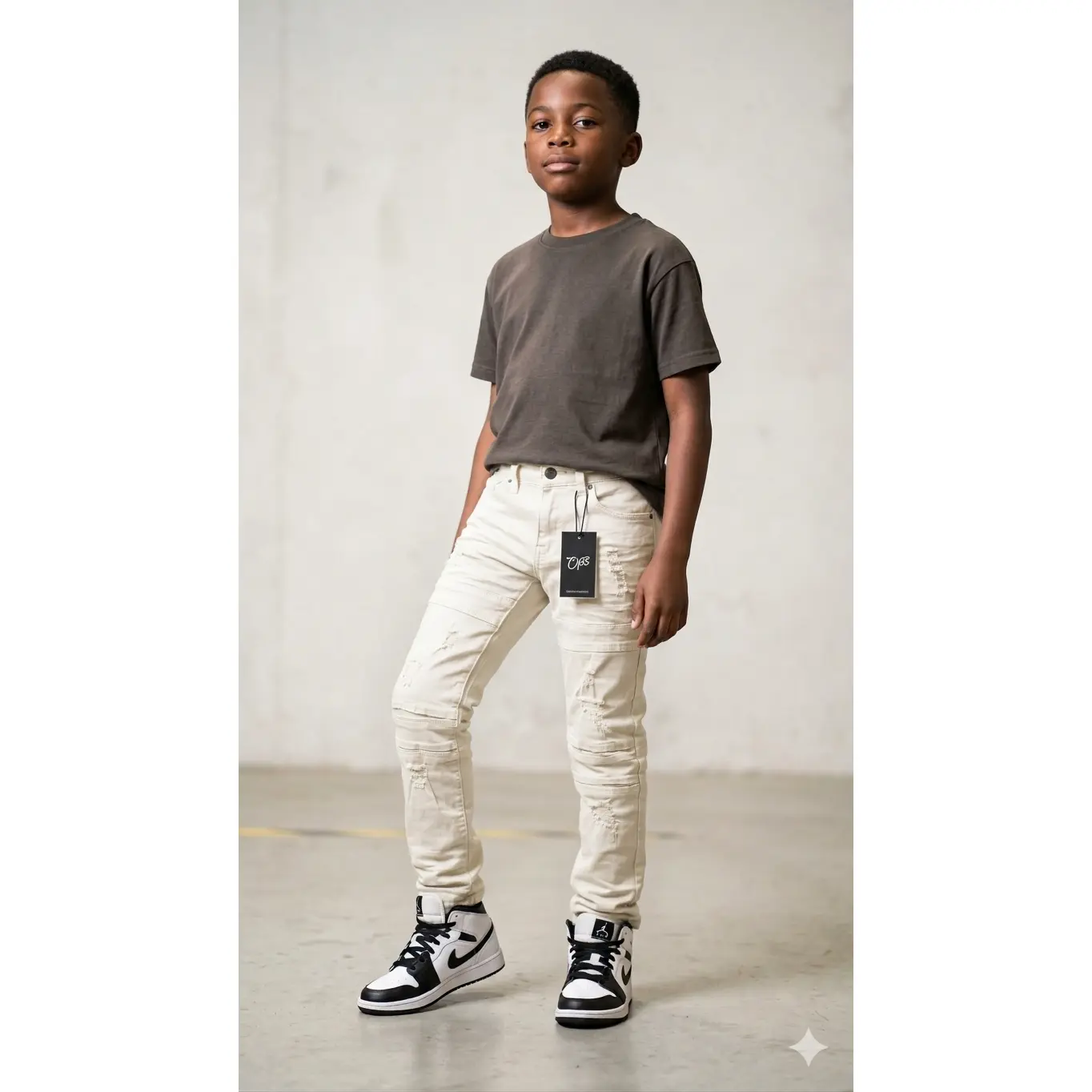 Ops Jeans - PNR Biker Pants - Bone - OPS1718