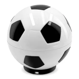 Soccer Ball Automatic Bottle Opener One-Press Beer Opener for Game Day Compact ABS Shell Stainless Steel Core Kitchen BBQ Tailgate Party Tool