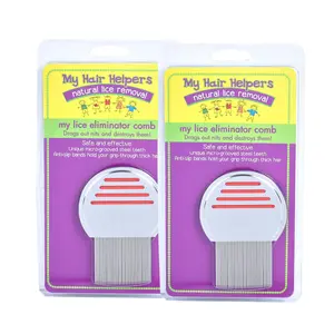 My Hair Helpers Lice Eliminator Comb 2-Pack - Works on Nits & Super Lice - Lice Removal for 2-3 Children