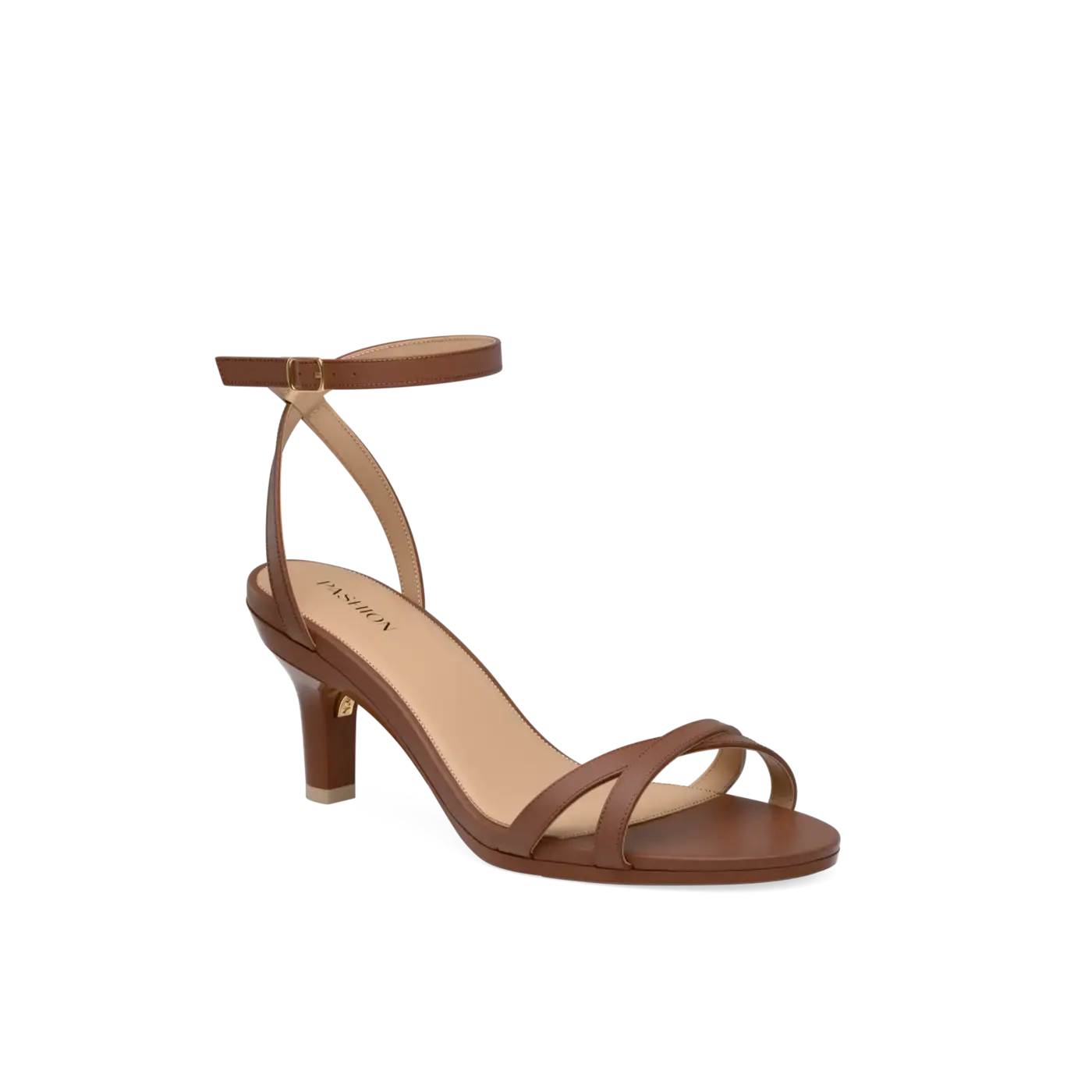The Brynn - Walnut Leather 3" Stiletto