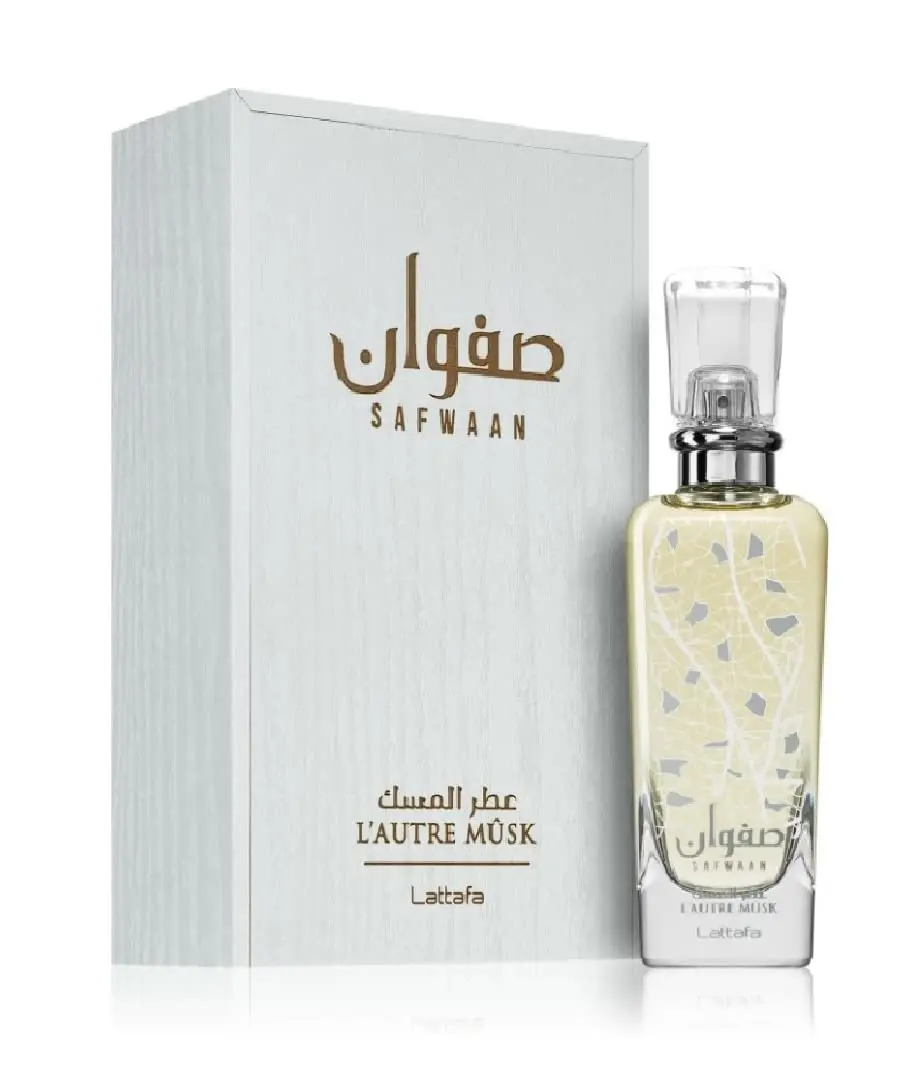 Lattafa Safwaan L'Autre Musk Eau de Parfum for Men – 100ml (3.4oz) | Bold, Clean & Musky Luxury Fragrance | Perfumes Arabia