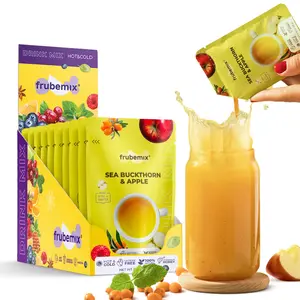 Frubemix Sea Buckthorn & Apple Drink Mix – Honey Sweetened, Purée-Based | No Artificial Flavors | Sparkling Refreshers, Cocktails & Mocktails | Hot or Iced