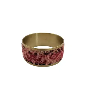 Alpaca Bracelet, Andean Blanket, Geometric Motifs