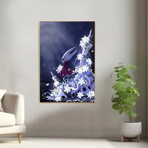 Hollow Knight Game Poster, Fan Art Wall Print, Living Room and Bedroom Decor, Unique Gaming Gift, Artistic Poster for Fans