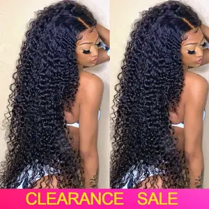 eymn hair water wave full frontal gluless lace wig 250% pre plucked natural hairline