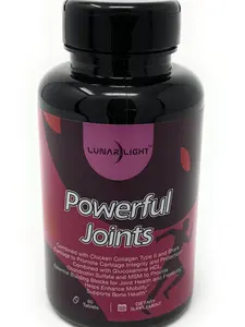 Powerful Joints Glucosamine Chondroitin MSM Turmeric Supplement for Maximum Joint Health and Mobility 60 Count