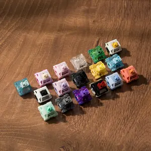 Customized Mechanical Switch (45pcs/set), Linear/Tactile/Clacky Dust-proof Stem Factory-lubed Compatible with Hot-swappable MX Mechanical Keyboard