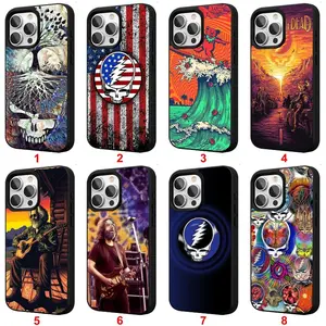 G-Grateful Dead Band iPhone Case — Compatible with iPhone 11–17 Pro Max/Plus Series and Samsung Galaxy S23– Series