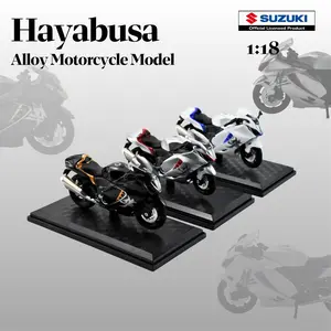 1:18 Motorcycle Model with Base, Collectible Room Decoration Toy, Perfect Gift for Men and Women, Birthday and Valentine's Day Present