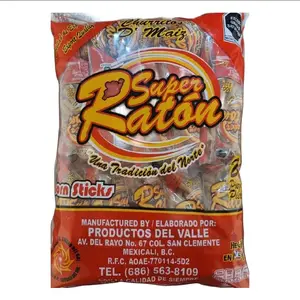 Super Raton Corn Puffs Pack of 24 bags of 100g each Churrillos Maiz Una Tradicion del Norte