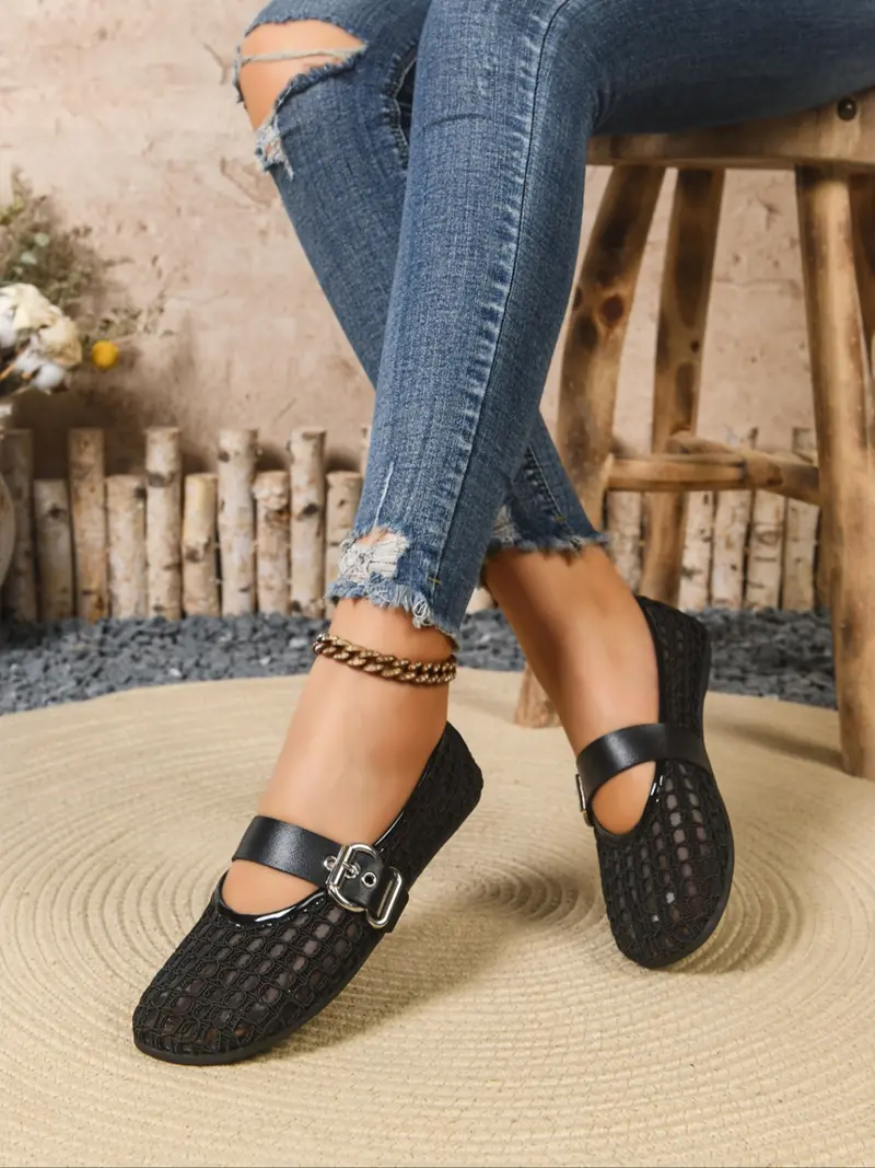 H&m Mesh mary jane flats - TikTok Shop