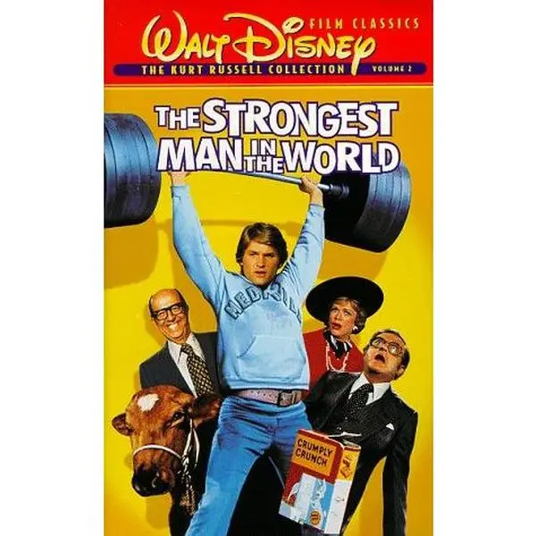 Used "The Strongest Man in the World" VHS Tape - English, Unknown Author, Very Good Condition (Literature & Art Category)