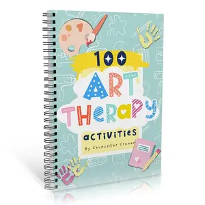 Art Therapy Workbook, Creative Coloring & Mindfulness Exercises for Stress Relief, Emotional Healing & Self-Growth, Art Therapy Activities, Doodle Books