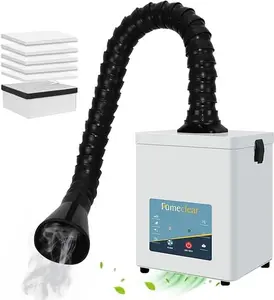 FC2001A Solder Fume Extractor, 120m³/h Strong Suction, High Efficiency Fume Removal, Wide Voltage and Low Noise Suitable for Soldering Iron, Electronic Component Repairing solder  iron weld wire tool  stackers