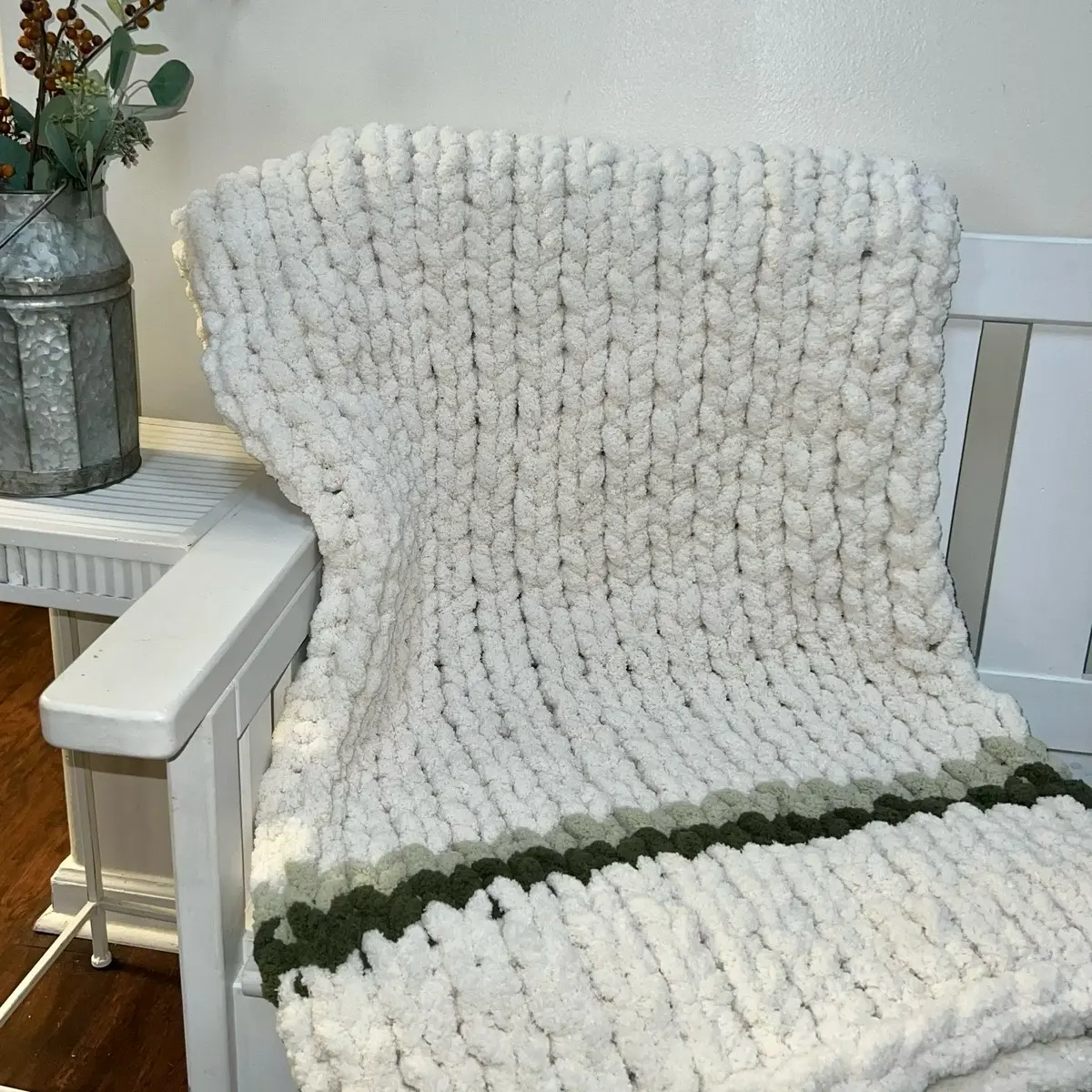 Ivory Chunky Blanket