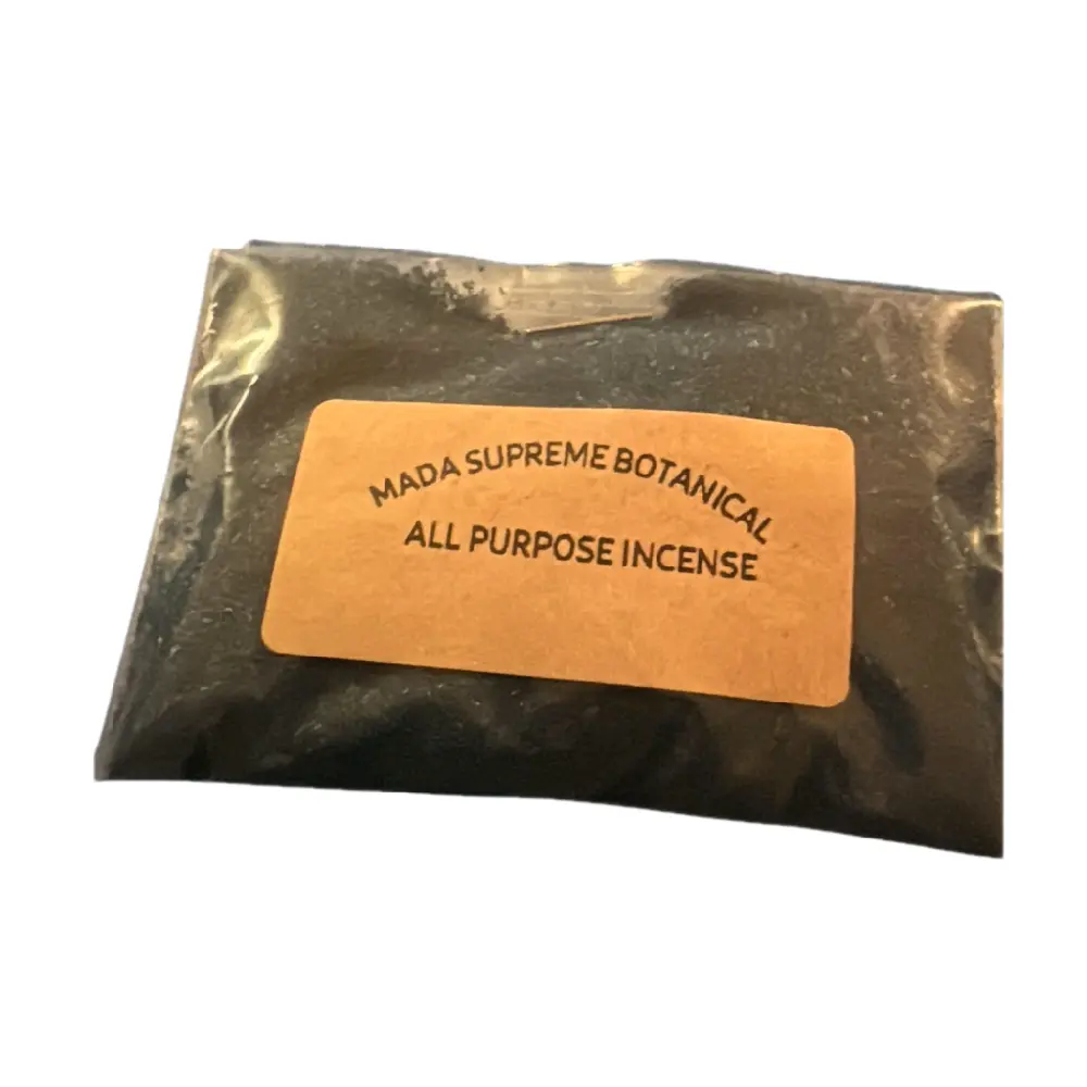 MADA Supreme Botanical All Purpose Incense Powder for Cleansing Protection Daily Use Natural Herbs Essential Ingredients Spiritual Practitioners