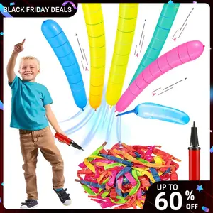 100 Pack Rocket Balloons Plus 1 Easy To Use Pump Party Pack No Refill Needed Watch Balloons Rocket to Sky Outdoor Indoor Fun,TikTokShopBlackFriday