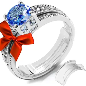 Ring Sizers for Loose Rings - 8-Pack Easy-Clip Ring Size Adjuster for 1-10 mm Band Widths - Ring Guards for Women and Men