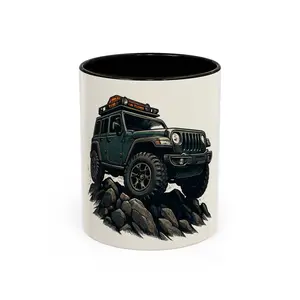 Off-Road Jeep Illustration Mug | 11oz 15oz