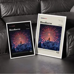 Bloodborne 2015 Poster Print Poster | Gaming Set Poster | Gaming Poster Decor | Video Game Wall Art | Gamer Gift, Room Decor,  Wall Art, Wall decor, Birthday Gift.