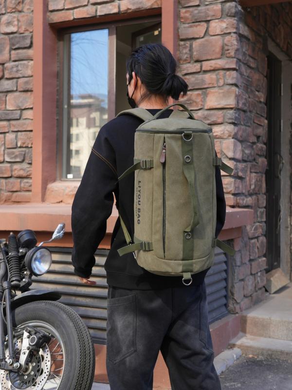 Unisex Casual Large Capacity Sports Travel Backpack, Trendy Retro Backpack, Fashionable Backpack for Daily Use & Outdoor Adventure, Durable Outdoor Rucksack