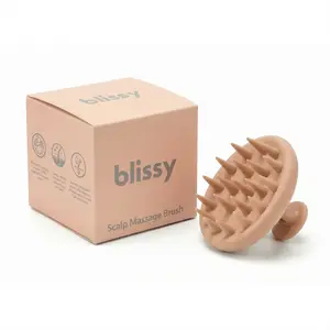 Blissy Scalp Massager Brush – Soft Silicone Bristles – Deep Cleans & Boosts Circulation Blissy Scalp Massager Brush – Soft Silicone Bristles – Deep Cleans & Boosts Circulation