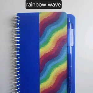 Rainbow Notebook Diary Journal with Pen & Lined, Dated Paper 60 pg