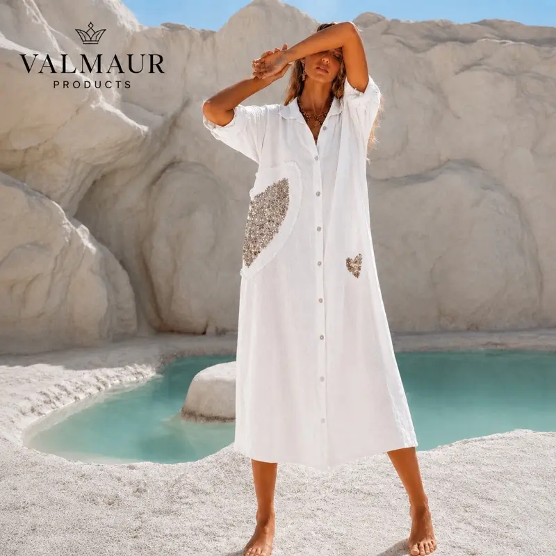 Valmaur Products Italian-Made Linen Dresses Casual Summer
