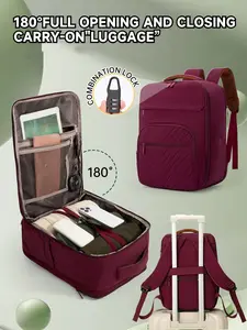 Anti-Theft Travel Backpack with Password Lock, Laptop Compartment Backpack, Large Capacity Commuter Bag, Unisex 40x30x20cm, Suitable for School, Business, Weekend Trips, Casual Travel Backpack