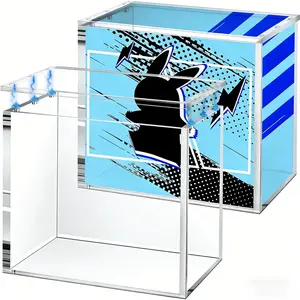 Pokémon Elite Trainer Box Display Case, Card Hobby Box, Stackable Storage Organizer, Durable Protection Design, Ideal for Collectors & Trainers