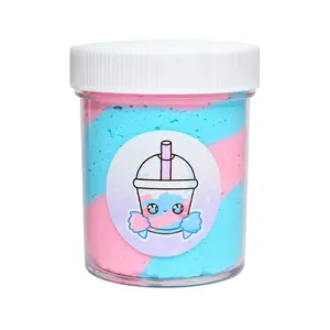 Cotton Candy Icee Slime – Crunchy Snowfizz Slime Scented