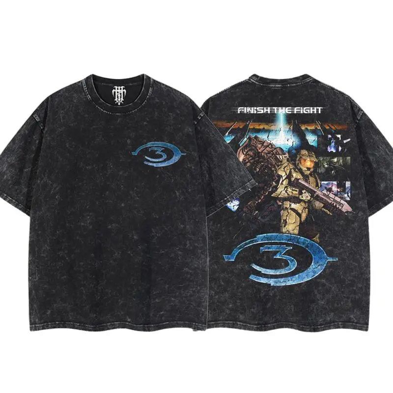 Halo 3 T-shirt, Double-Sided Graphic Tee, Unisex Casual T-shirt, Soft Wearable Gift, Fashion Cotton, Full Colors, Full Sizes, For Men, For Women