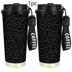 1pc 18oz Leakproof Tumbler, stainless steel insulated cup for teachers - a leak-proof double-wall vacuum insulated water bottle with a lid, hand-wash only, reusable, suitable for students, offices and exercise, teacher gift