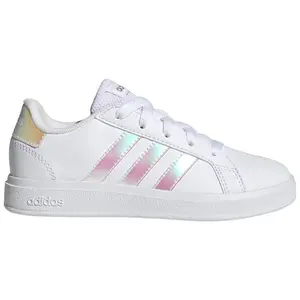 adidas Grand Court 2.0 Cloud White Iridescent Pink (GS) (kids) by StockX