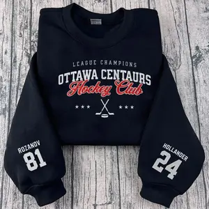 Embroidered Ottawa Centaurs Hollander 24 Game Changers Series Shirt, Hockey EMBROIDERED Crewneck, Hockey Shirt, Gift For Movie Lover, LGBTQ Movie Merch