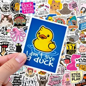 130PCS Funny Saying Sticker Pack – Snarky, Bold & Sarcastic Meme Stickers for Adults, No-Repeat Unique Designs, Waterproof Vinyl Decals for Laptops, Water Bottles, Phone Case, Hard Hats, Notebooks – Perfect Gag Gift for Men & Women, journal sticker
