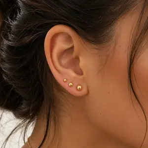 3 Pairs of Cute, Simple Classic Accessories