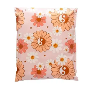 Yin Yang Daisy Poly Mailers Size 6x9 Shipping Bags