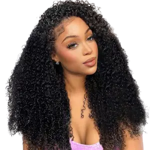 13x4 Lace Front Wigs Human Hair Deep Curly Wig for Black Women 180% Density Water Wave Human Hair Wig 13x6 Real HD Lace Pre Plucked Natural Hairline #SummerVibe