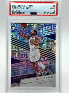2024-25 Panini Revolution Stephen Curry #6 Levels /25 PSA 9 MINT Warriors