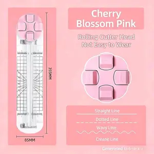 Four-In-One Paper Cutter, Office Photo Paper Cutting Machine, Portable Plastic Paper Trimmer, Mini Scissors, A4 Paper Knife, Multifunctional Stationery